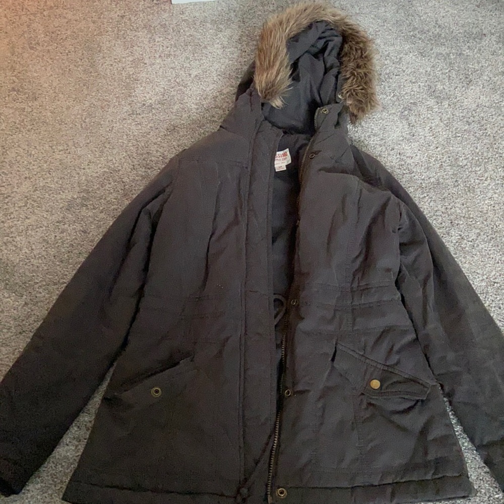 Gray winter jacket